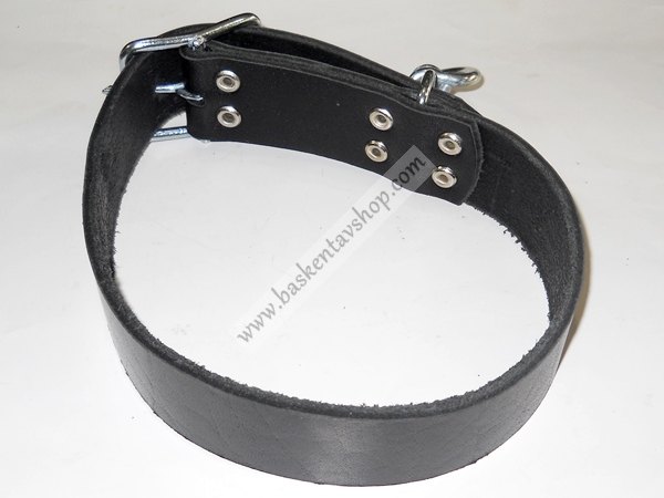 4 cm Vijital Deri Sade Köpek Tasması-av10754