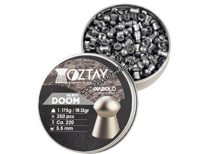 Öztay Heavy Doom 5,5 mm Havalı Tüfek Saçması (18.13 Grain-250 Adet)-av14898