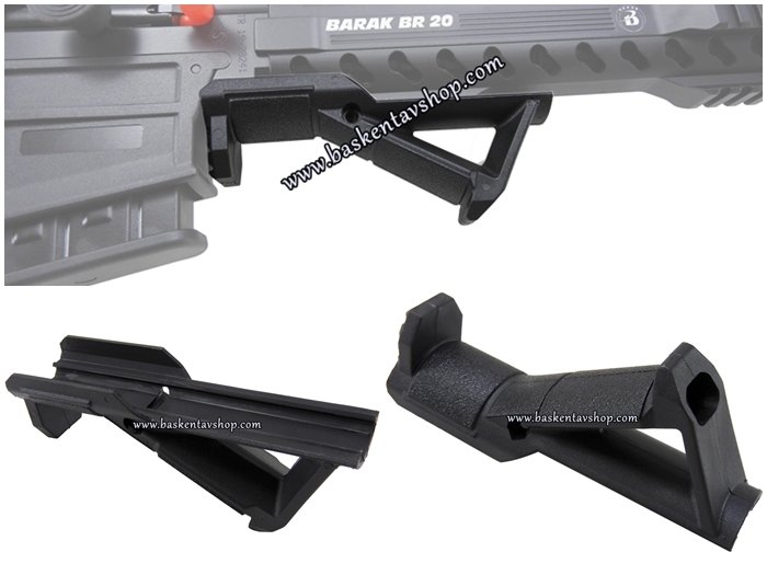 22 mm Picatinny Ray Sistemli Tüfeklere Açılı Tactical El Tutamak-av13084