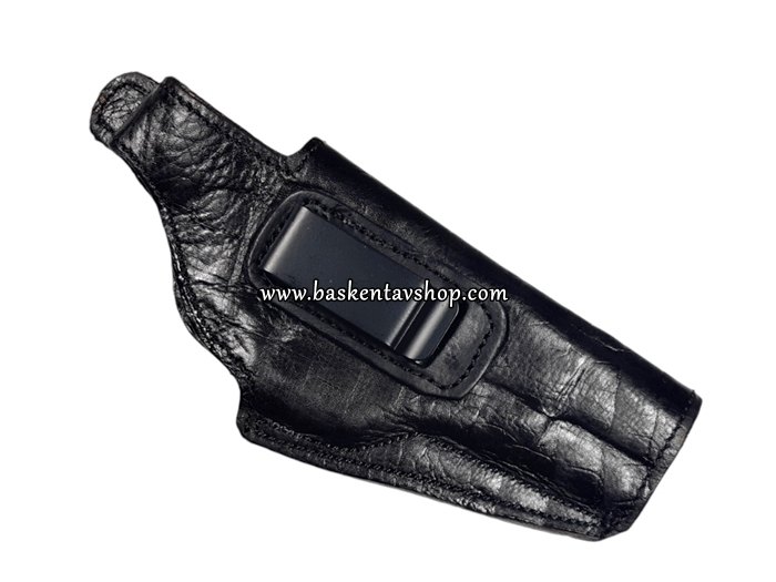 Maşalı Browning 14`lü Deri Tabanca Kılıfı Siyah-av14770
