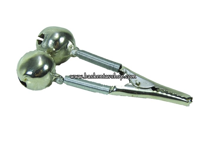 Metal Uzun Maşalı Çiftli Zil-av11792