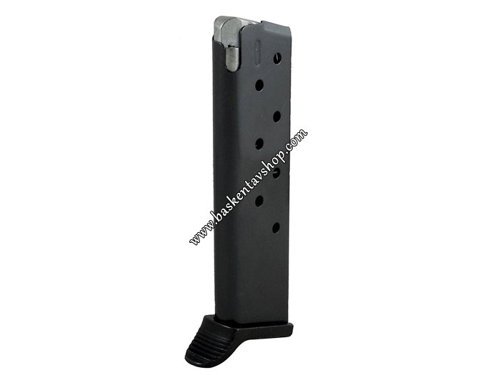 Saddam Beretta Delikli 9 mm Siyah (Orj. Uyumlu) Metal Şarjör-av10273