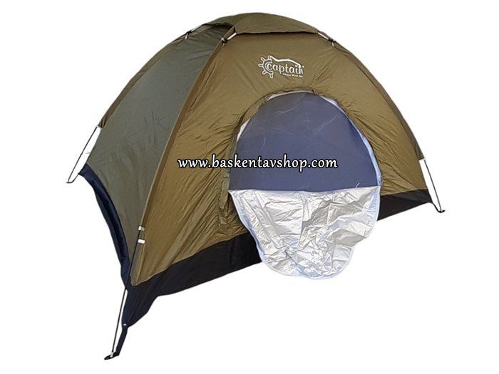 Captain Kamp Çadırı 7300 Sineklikli ve Çubuklu Kolay Kurulan 200X150X110cm-av14683