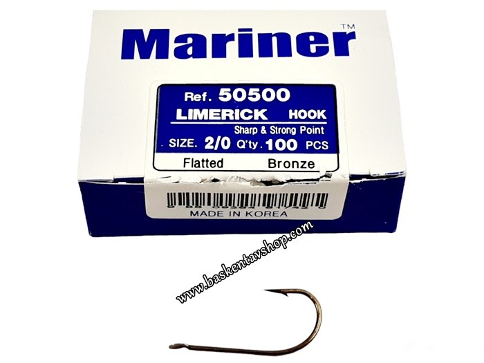 Mariner 50500 Bronze No=2/0 Olta İğnesi (100 Adet)-av14387