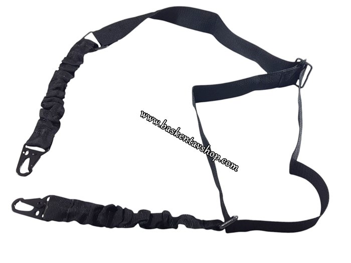 Çift Nokta Tactical Tüfek Askı Kayışı Siyah-av12047