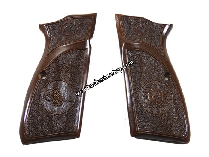 Browning 14`lü Lazer İşleme Ahşap Tabanca Kabzesi-av13251