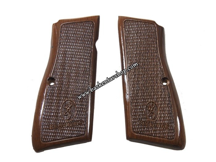 Browning 14`lü Lazer İşleme Ahşap Tabanca Kabzesi-av13261