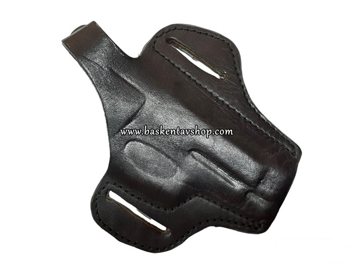 Tam Kelebek Kırıkkale 7.65mm Deri Tabanca Kılıfı Siyah-av11826