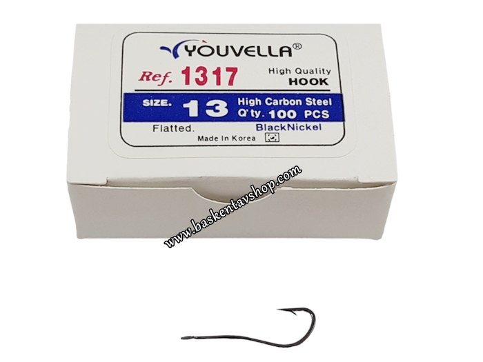 Youvella 1317 BlackNickel No=13 Olta İğnesi (100 Adet)-av14368
