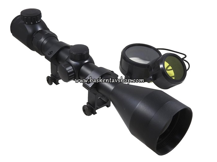 Bushnell 3-9X50EG Zoomlu-Işıklı Tüfek Dürbünü-av14215