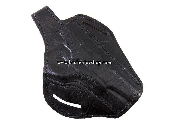 Tam Kelebek Steyr 9mm Deri Tabanca Kılıfı Siyah-av14673