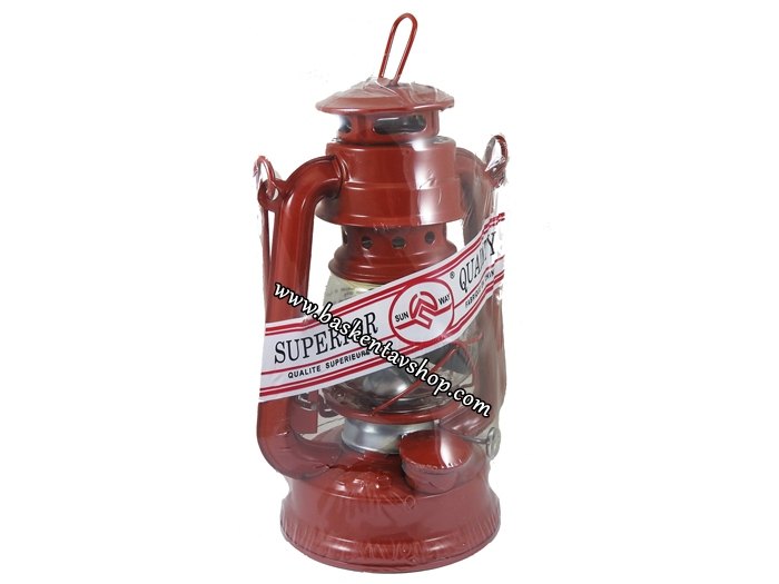 Dekoratif Nostaljik Gaz Lambası Gemici Feneri Kırmızı-av14101