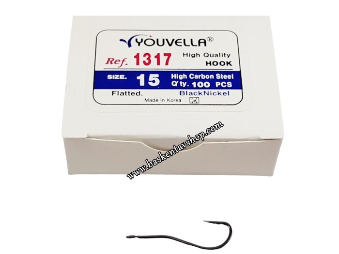 Youvella 1317 BlackNickel No=15 Olta İğnesi (100 Adet)-av14370