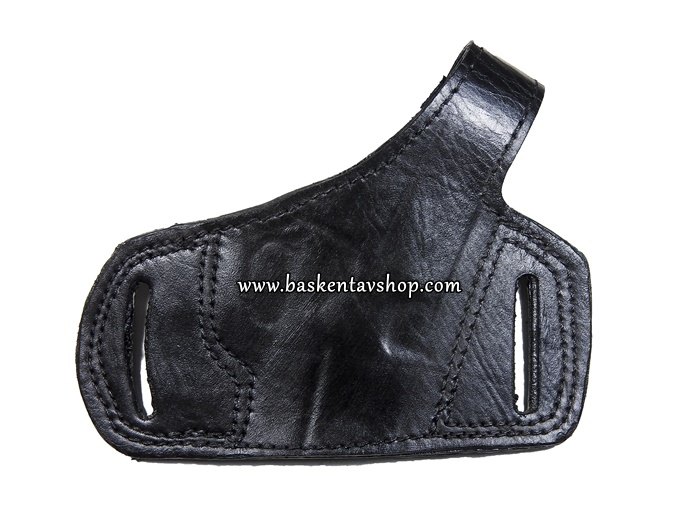 Yarım Kelebek Browning 14`lü Deri Tabanca Kılıfı Siyah-av13420