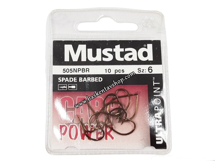 Mustad 505NPBR Bronze No=6 Olta İğnesi (10 Adet)-av14375