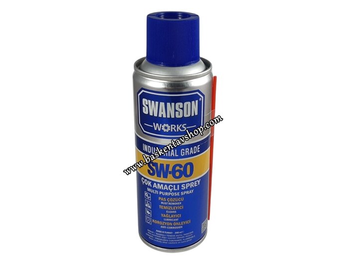 Swanson Works SW-60 Çok Amaçlı Silah Yağı Sprey 200ml-av15171