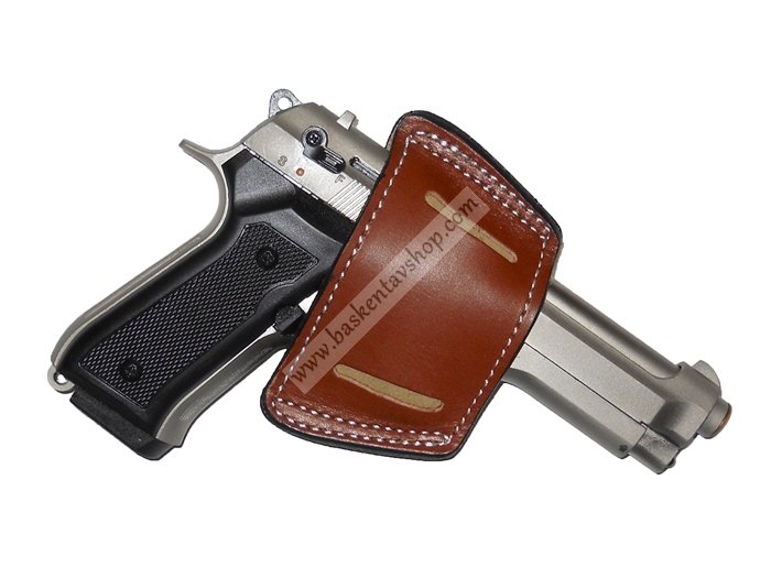 Mini Speed Deri Tabanca Kılıfı Kahverengi-av11823