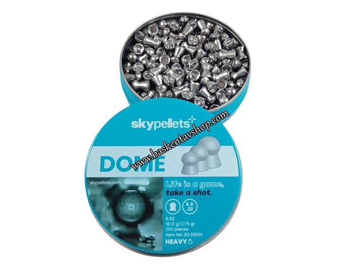 SKYPellets Dome Heavy 5,5 mm Havalı Tüfek Saçması (18.13 Grain-250 Adet)-av15084