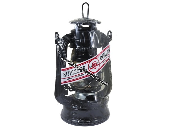 Dekoratif Nostaljik Gaz Lambası Gemici Feneri Siyah-av14102