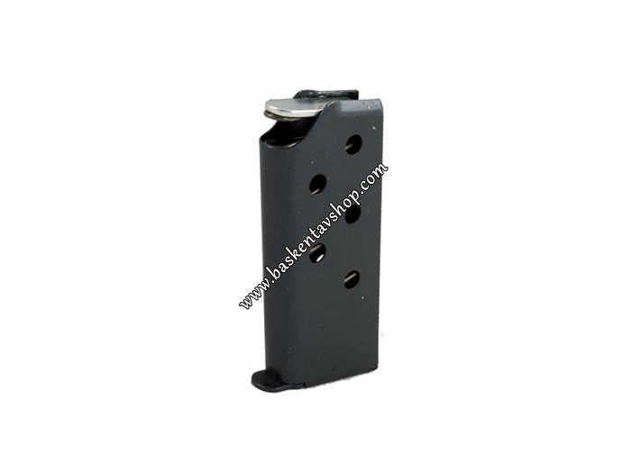 Belçika Browning Baby 6.35 mm 5+1 Siyah (Orj. Uyumlu) Metal Şarjör-av12406