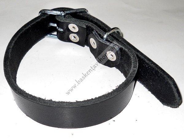 2.5 cm Vijital Deri Sade Köpek Tasması-av10765