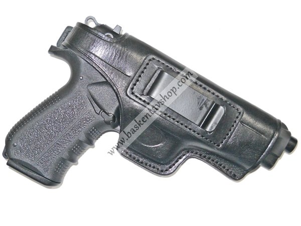 Maşalı Sıg Sauer Deri Tabanca Kılıfı Siyah-av10560