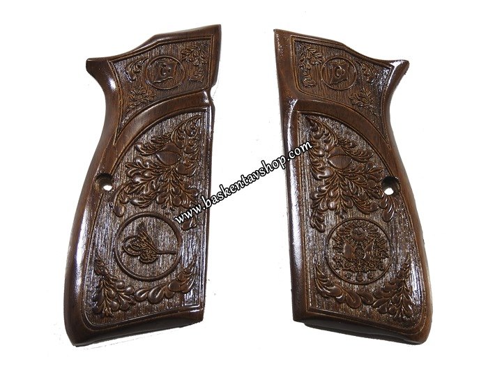 Browning 14`lü Lazer İşleme Ahşap Tabanca Kabzesi-av13252