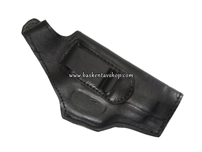 Maşalı 12+1 Beretta 7.65 Deri Tabanca Kılıfı Siyah-av13763