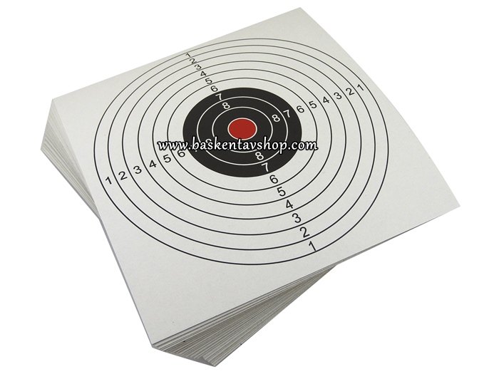 Hedef Kağıdı 15x15cm (50 Adet)-av13682