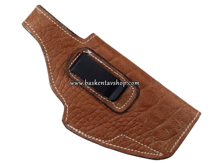 Maşalı SAR-9 Deri Tabanca Kılıfı Kahverengi-av14979