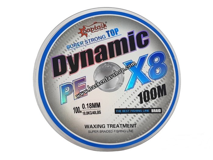 Captain Dynamic X8 0,18MM-100M İp Misina-av14659