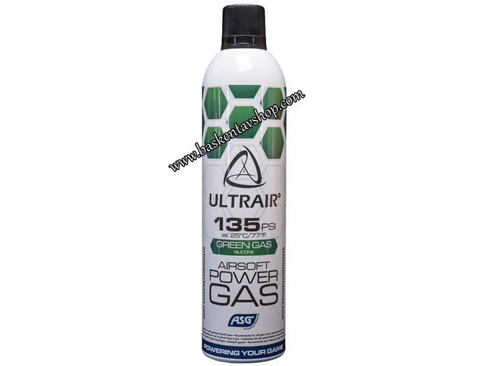 ASG Ultrair Power 135 PSI Silikonlu GreenGas 570 ml-av15248