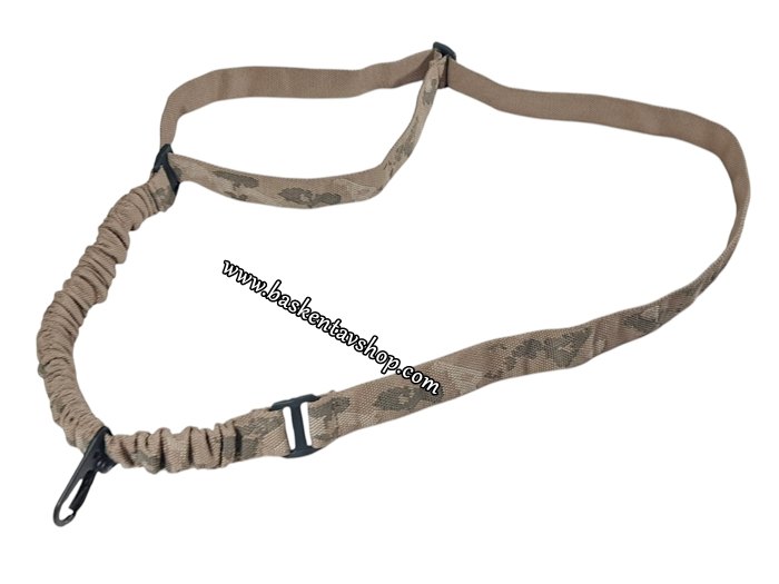 Çöl Kamuflaj Tek Nokta Tactical Tüfek Askı Kayışı-av13888