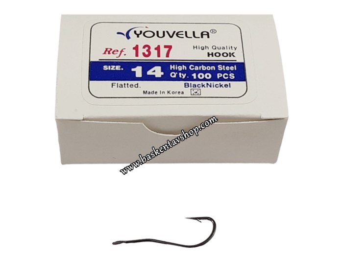 Youvella 1317 BlackNickel No=14 Olta İğnesi (100 Adet)-av14369