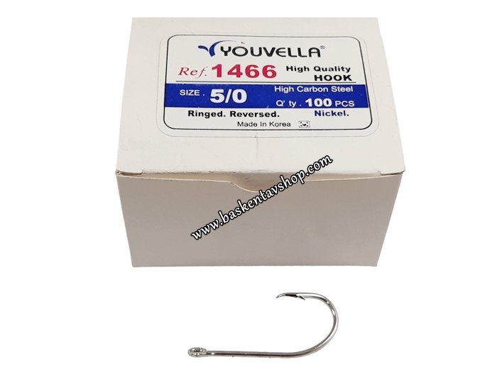 Youvella 1466 Nickel No=5/0 Olta İğnesi (100 Adet)-av14372