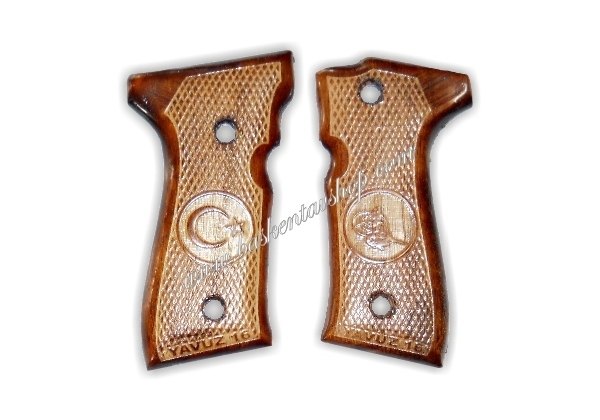 Yavuz 16 Lazer İşleme Ahşap Tabanca Kabzesi-av10290