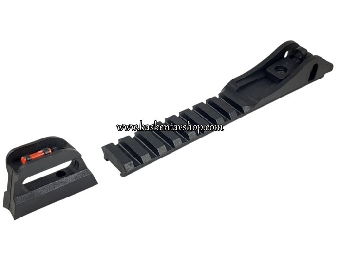 11mm Kızaklı Tüfeklere Takılan Ayarlı Plastik V-Gez Arpacık Seti-av15104