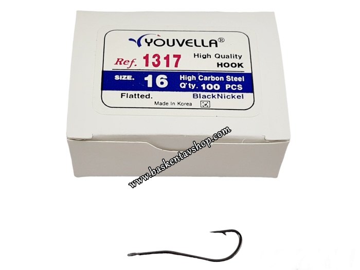Youvella 1317 BlackNickel No=16 Olta İğnesi (100 Adet)-av14371