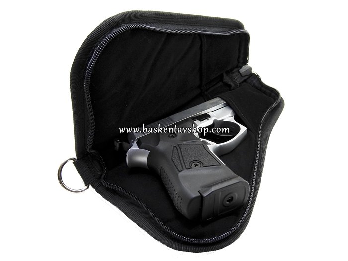 Kilit Takılan Küçük Boy Tabanca Çantası-av11624