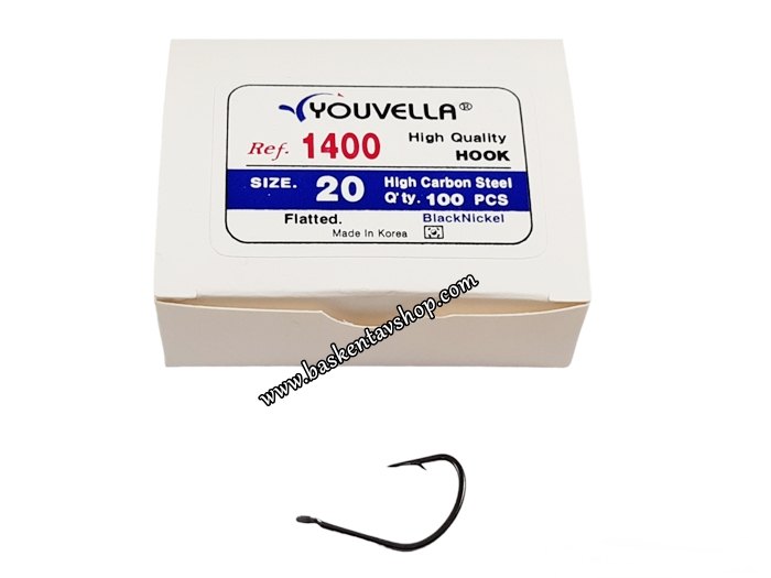 Youvella 1400 BlackNickel No=20 Olta İğnesi (100 Adet)-av14348