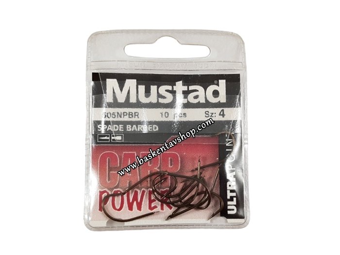 Mustad 505NPBR Bronze No=4 Olta İğnesi (10 Adet)-av14376