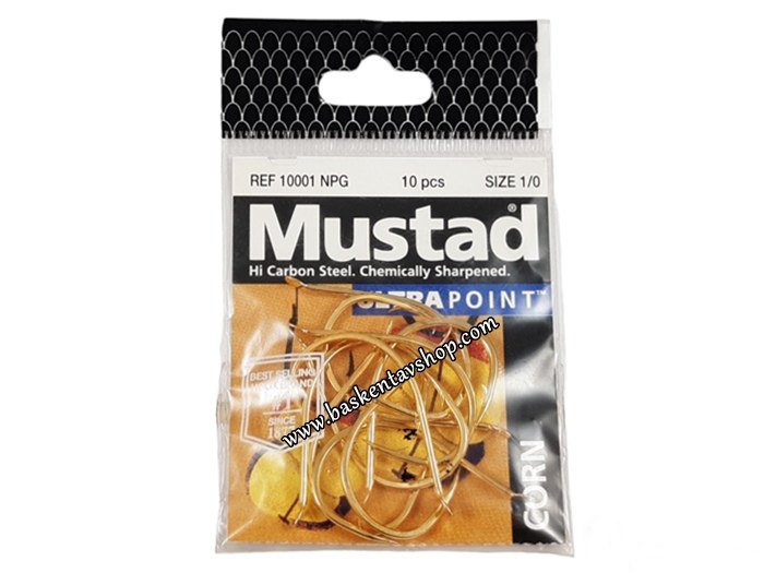 Mustad NPG Gold No=1/0 Olta İğnesi (10 Adet)-av14379