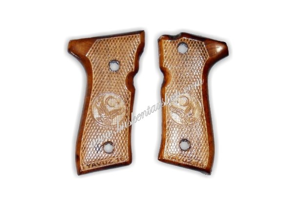Yavuz 16 Lazer İşleme Ahşap Tabanca Kabzesi-av10291